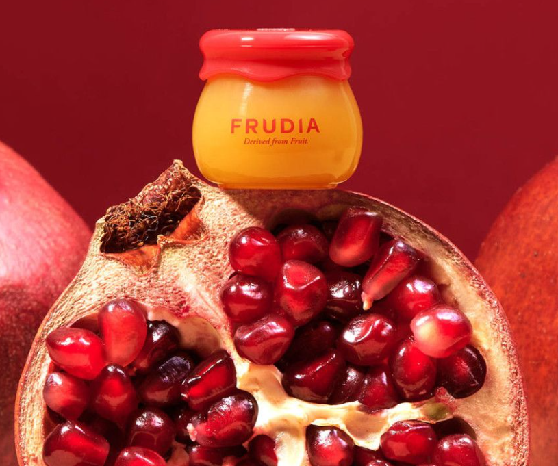 FRUDIA Pomegranate Honey 3in1 Lip Balm 10g - Colored Lip Balm+Plumping+Moisturizing - Image 2