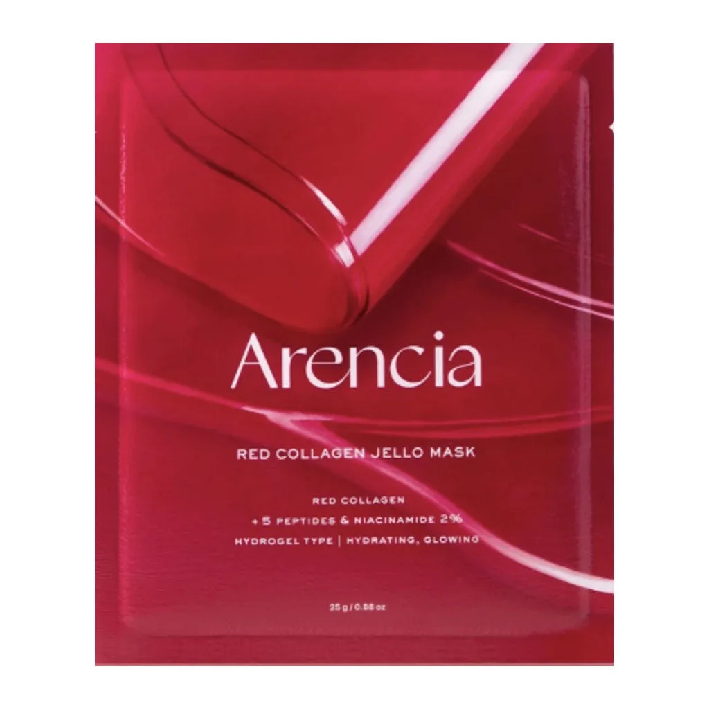 ARENCIA Red Collagen Jello Mask 25ml*4sheets - Image 2