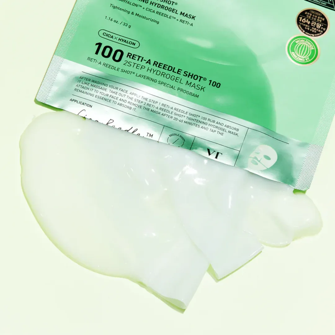 VT Reti-A Reedle Shot 100 2-Step Hydrogel Mask - Image 2