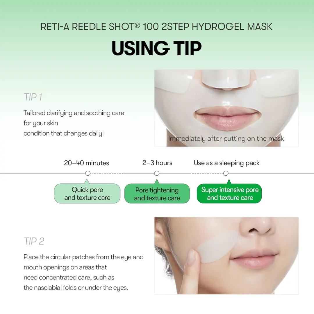 VT Reti-A Reedle Shot 100 2-Step Hydrogel Mask