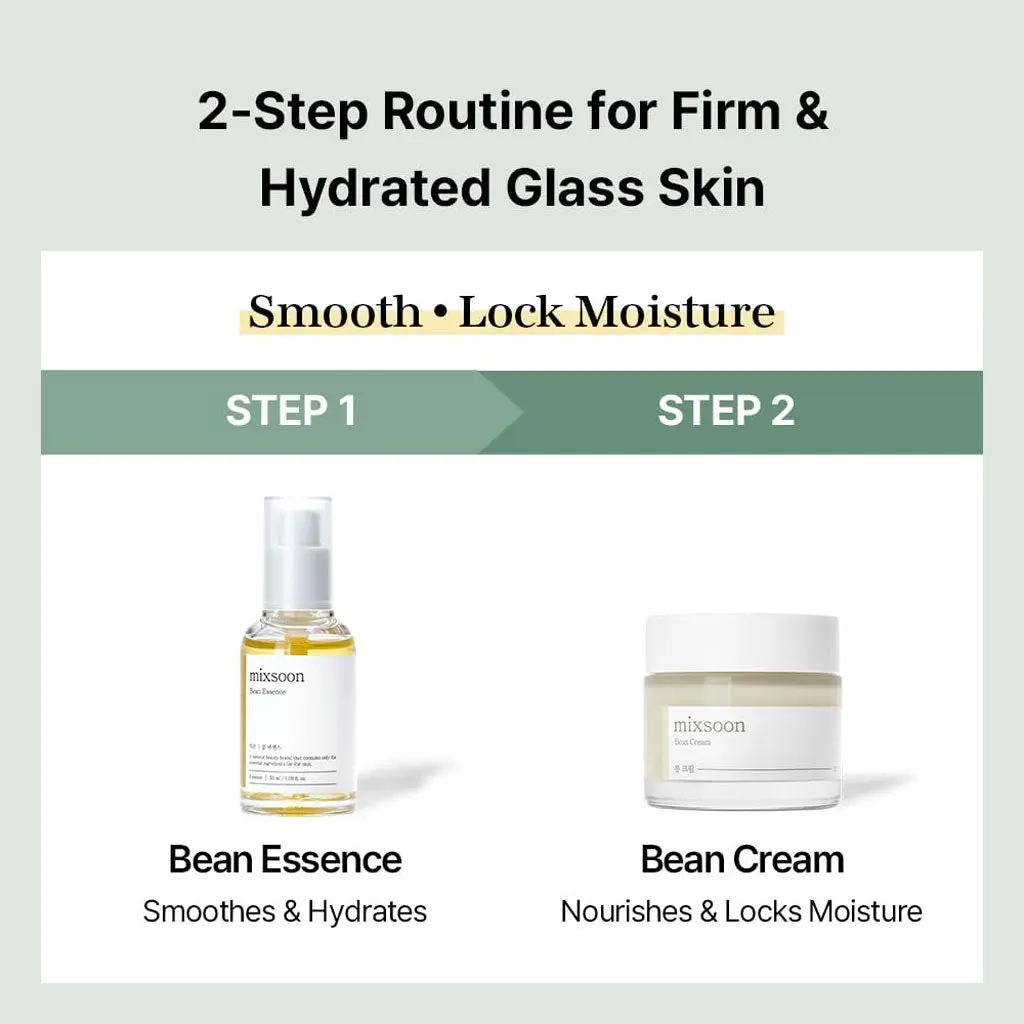 MIXSOON Bean Essence 50ml + Cream 50ml Duo Set