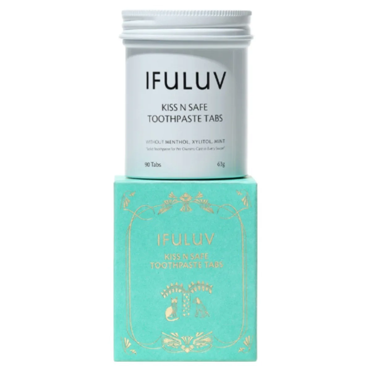 IFULUV Kiss N Safe Solid Toothpaste Tabs 90 Tablets 63g