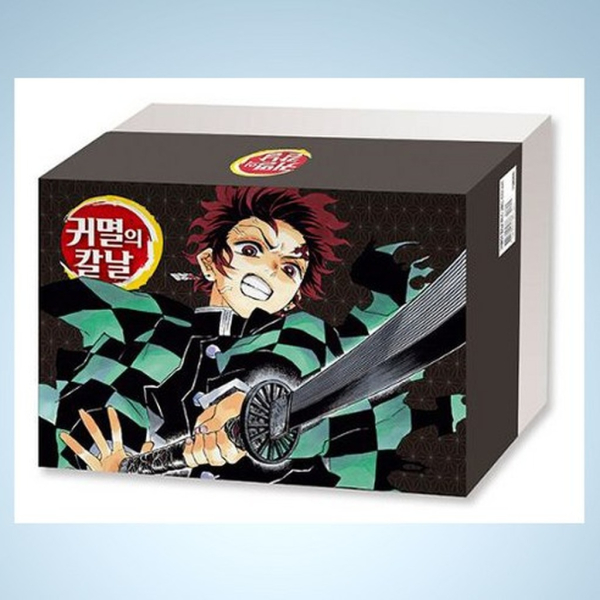 Demon Slayer Kimetsu no Yaiba Korean Manga Box Set Vol.1-23 Complete with PVC Cards