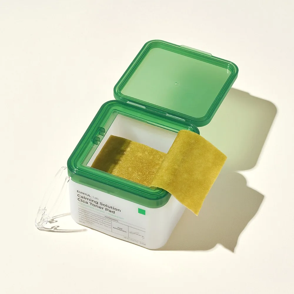 EUNYUL Lab Calming Solution Cica Toner Pad 190ml 60pads - Image 2