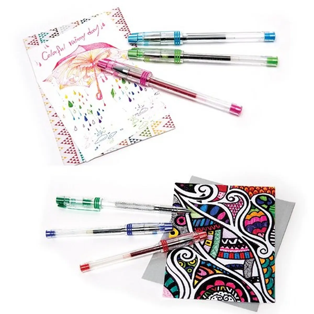 Dong-A Fine-Tech Gel Ink Pen 0.5mm 5-Color Set