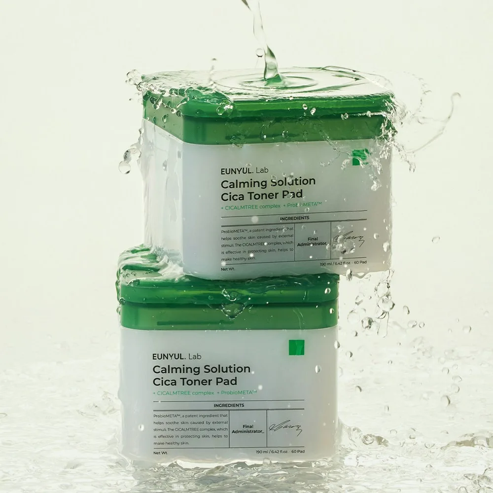 EUNYUL Lab Calming Solution Cica Toner Pad 190ml 60pads - Image 7