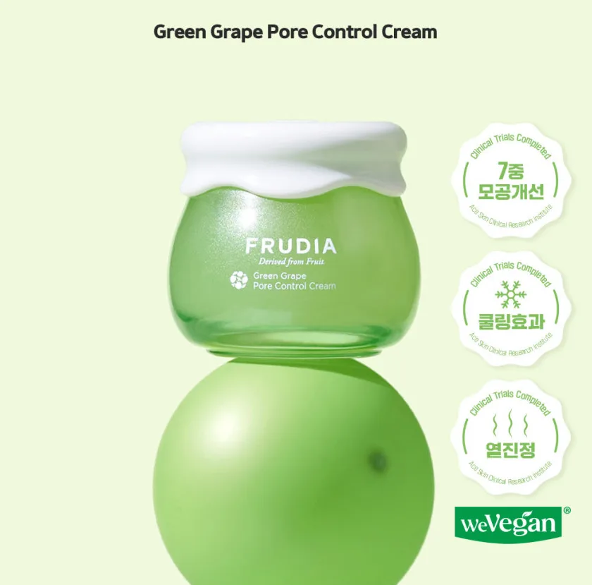 FRUDIA Green Grape Pore Control Cream 55g - Image 2