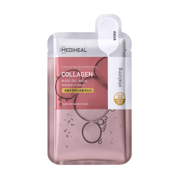Mediheal Collagen Nude Gel Mask - 1 Box of 10 Sheets