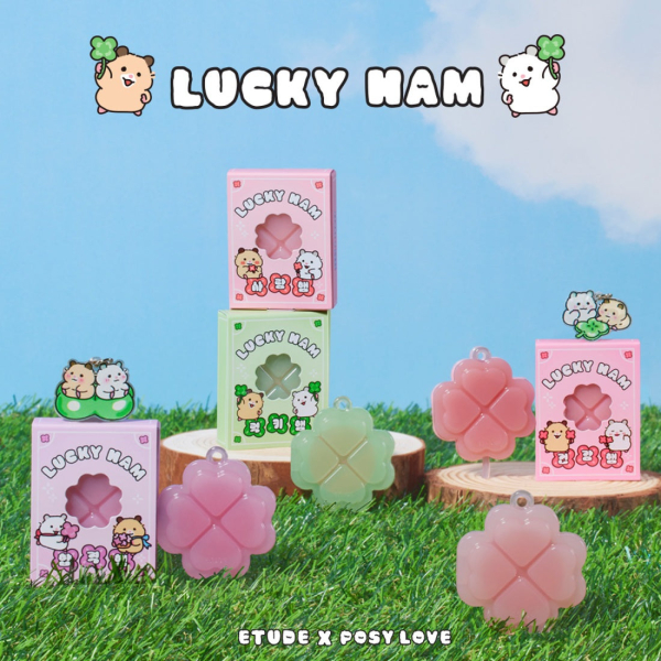ETUDE Lucky Lip Ham Cheek 1.5g Posy Love Collection