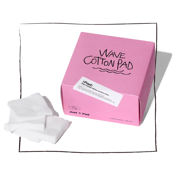 TOOQ Wave Cotton Pads (100 Pads)