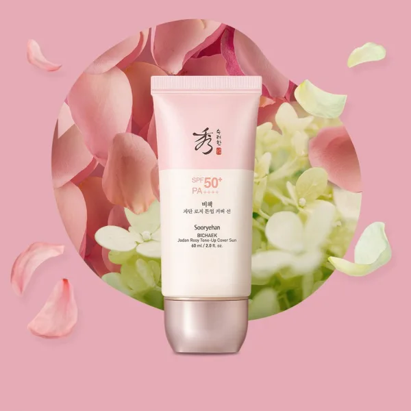 SOORYEHAN Bichaek Jadan Rosy Tone-up Cover Sun 60ml