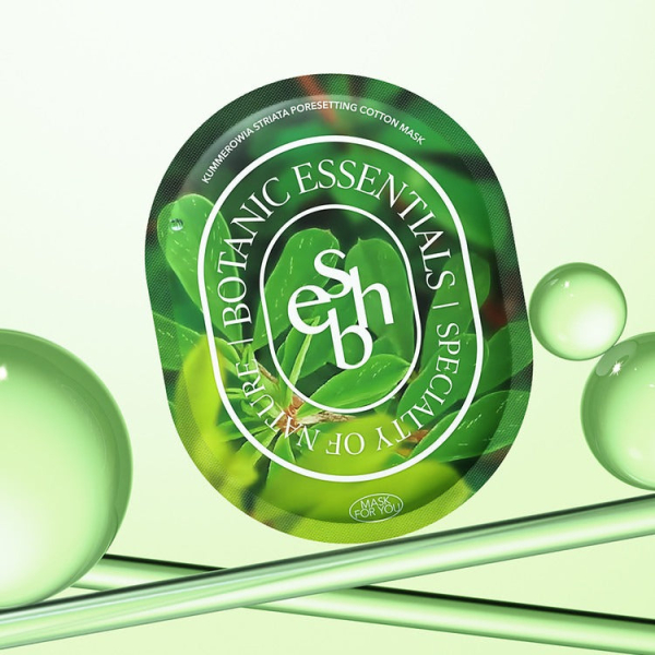 ESSENHERB  Kummerowia Poresetting Cotton Mask 5EA
