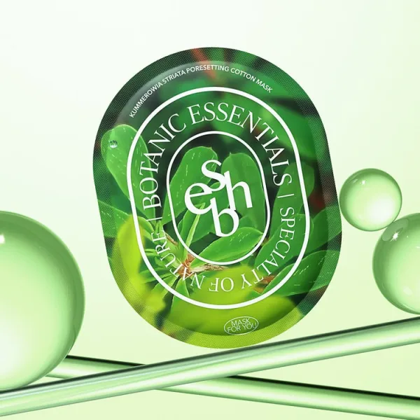 ESSENHERB  Kummerowia Poresetting Cotton Mask 5EA