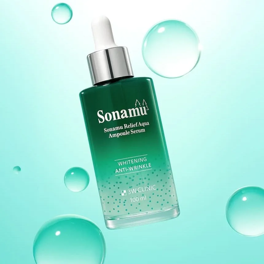 3W CLINIC Pine Relief Aqua Ampoule Serum 100ml