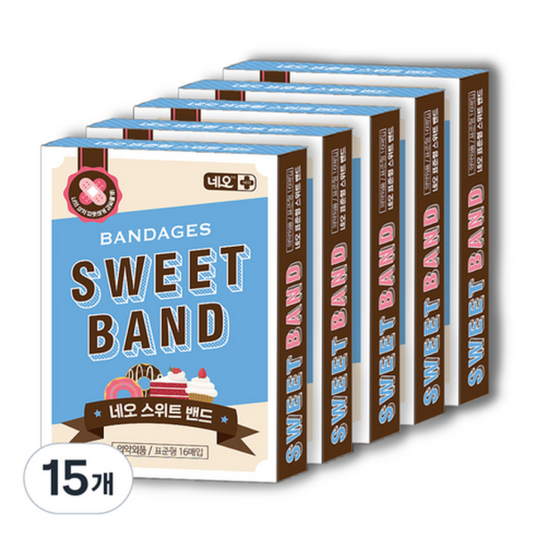 Neomedi Sweet Kids Band Standard Type 16pcs x 5 pack