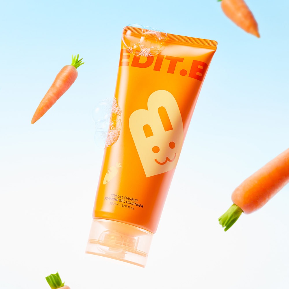 EDIT.B Joyful Carrot Foaming Gel Cleanser 150ml