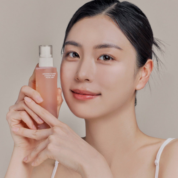 WHAMISA Organic Flower Fermented Rose Petal Mist 100ml