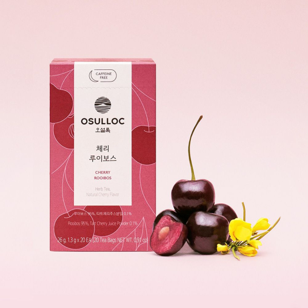 OSULLOC Cherry Rooibos 1.3g x 20 Tea Bags