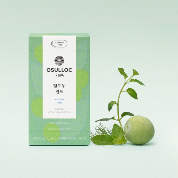 OSULLOC [Organic, Caffeine-Free] Mellow Mint 20Tea Bag