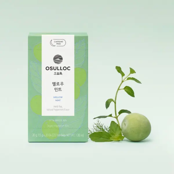 OSULLOC [Organic, Caffeine-Free] Mellow Mint 20Tea Bag