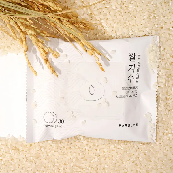 BARULAB Rice Bran Ceramide Cream In Cleansing Pads 30 sheets