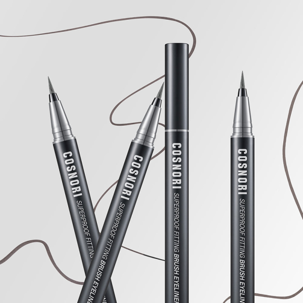 COSNORI Superproof Fiting Brush Eyeliner 0.6g