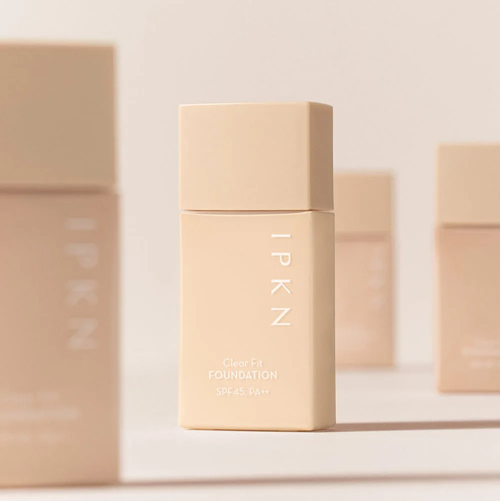 IPKN Clear Fit Foundation SPF45, PA++ 40ml