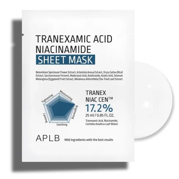 APLB Tranexamic Acid Niacinamide Sheet Mask 25ml×10sheets