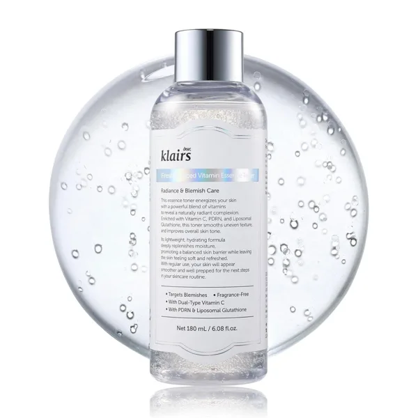 KLAIRS Freshly Juiced Vitamin Essence Toner 180ml - Radiance & Blemish Care