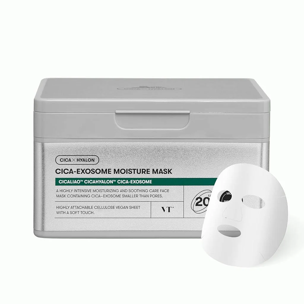 VT COSMETICS Cica-Exosome Moisture Mask 20pcs