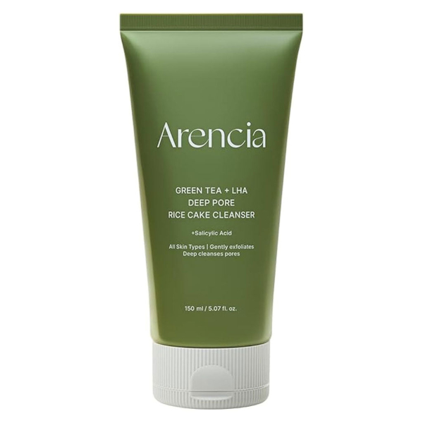 ARENCIA Green Tea LHA Deep Pore Rice Cake Cleanser (150ml)