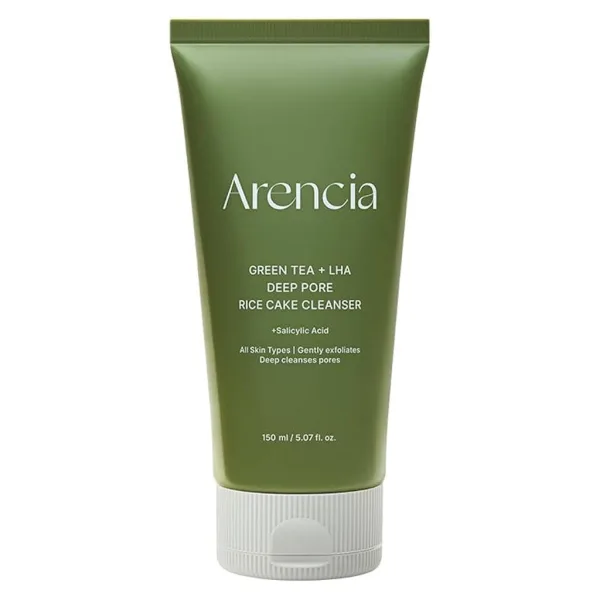 ARENCIA Green Tea LHA Deep Pore Rice Cake Cleanser 150ml
