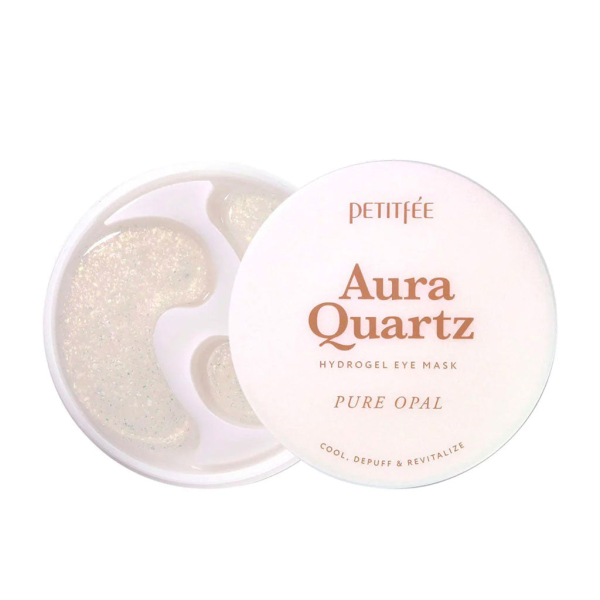 PETITFEE Aura Quartz Hydrogel Eye Mask - Pure Opal 40 pcs 20 Pairs