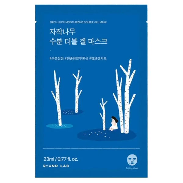 ROUND LAB Birch Juice Moisturizing Double Gel Mask 10 sheets