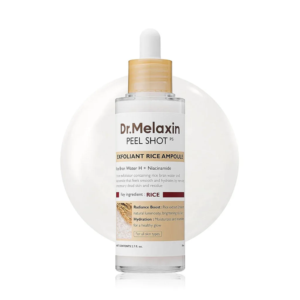 Peel Shot Exfoliating White Rice Ampoule 80ml - Image 3