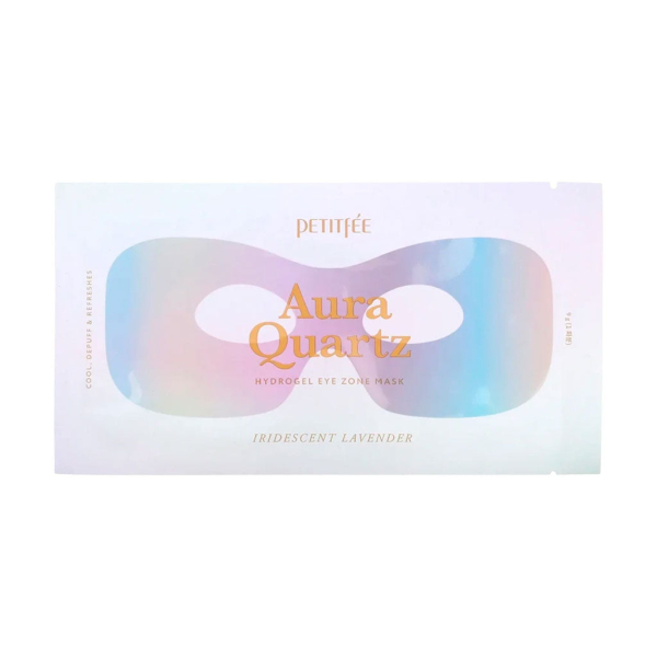 PETITFEE Aura Quartz Hydrogel Eye Zone Beauty Mask Iridescent Lavender