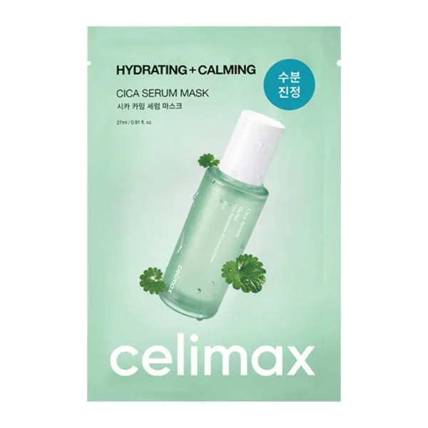 CELIMAX Hydrating + Calming Cica Serum Mask 27ml x 10ea