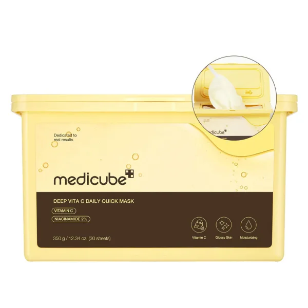 MEDICUBE Deep Vita C Daily Quick Mask 30pcs 350ml