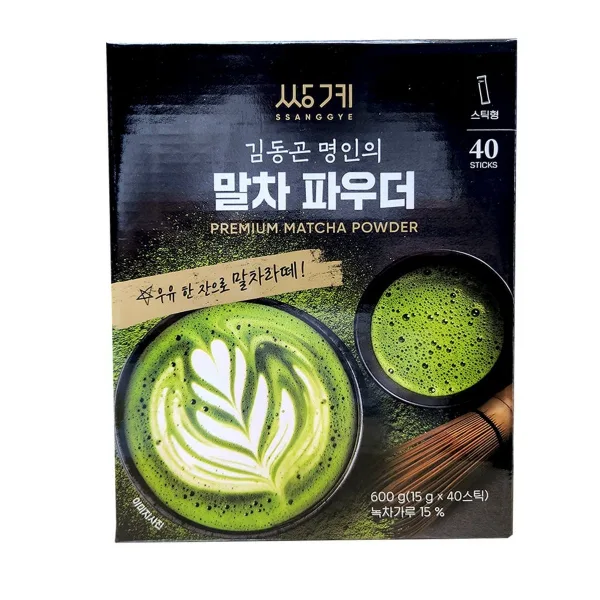 SSANGGYE Master Kim Dong-gon Premium Matcha Powder 15g×40 Sticks