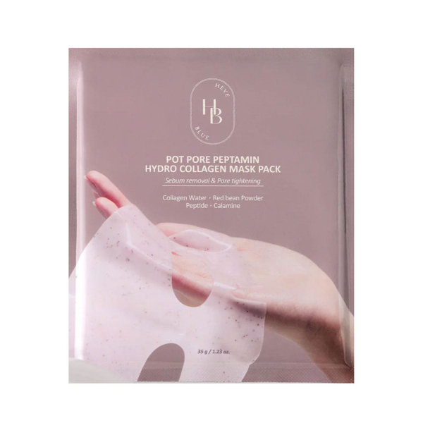 Heveblue Pot Pore Peptamin Hydro Collagen Mask 7 sheets