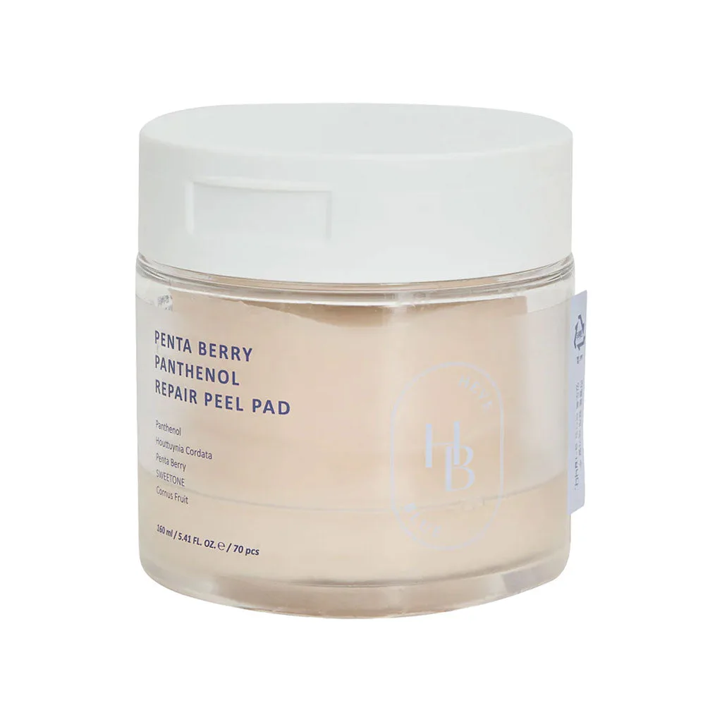 Heveblue Penta Berry Panthenol Repair Peel Pad (70pcs)