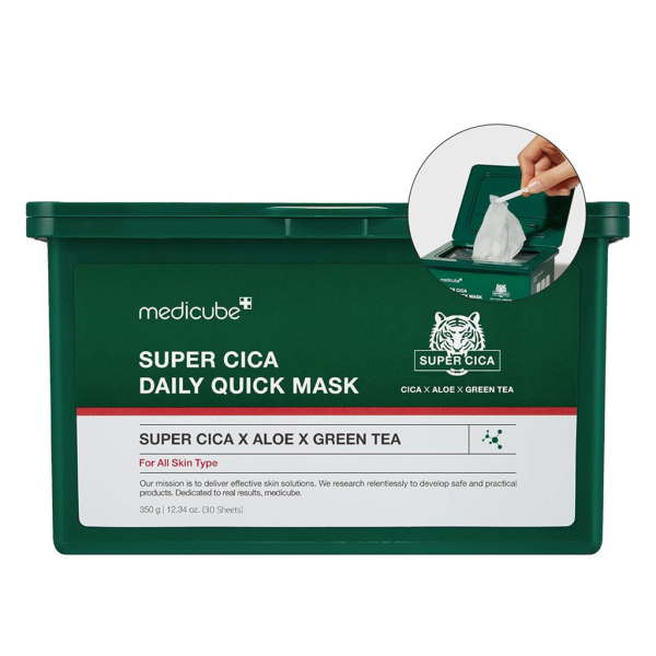 MEDICUBE Super Cica Daily Quick Mask