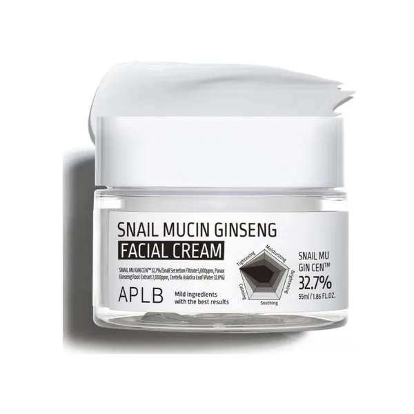 APLB Snail Mucin Ginseng Facial Cream 55ml