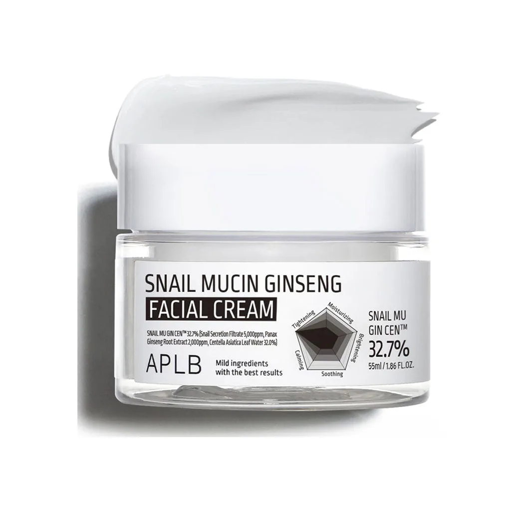 APLB Snail Mucin Ginseng Facial Cream 55ml