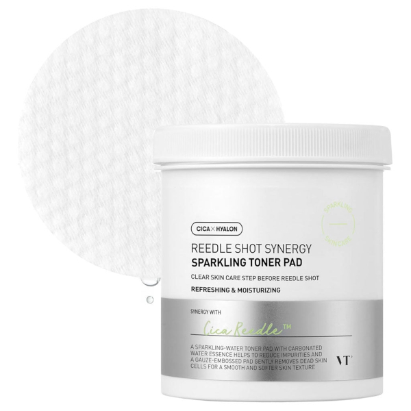 VT COSMETICS Reedle Shot Synergy Sparkling Toner Pad