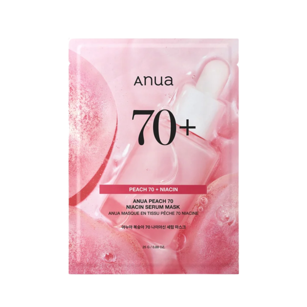 Anua Peach Niacin Serum Mask - 1 Box of 10 Sheets