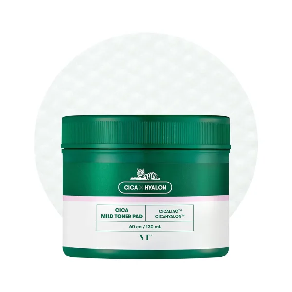 VT Cica Mild Toner Pad 60pads