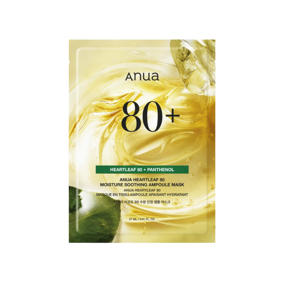 Anua Heartleaf 80 Moisture Soothing Ampoule Mask 27ml x 10 Sheet - Image 2