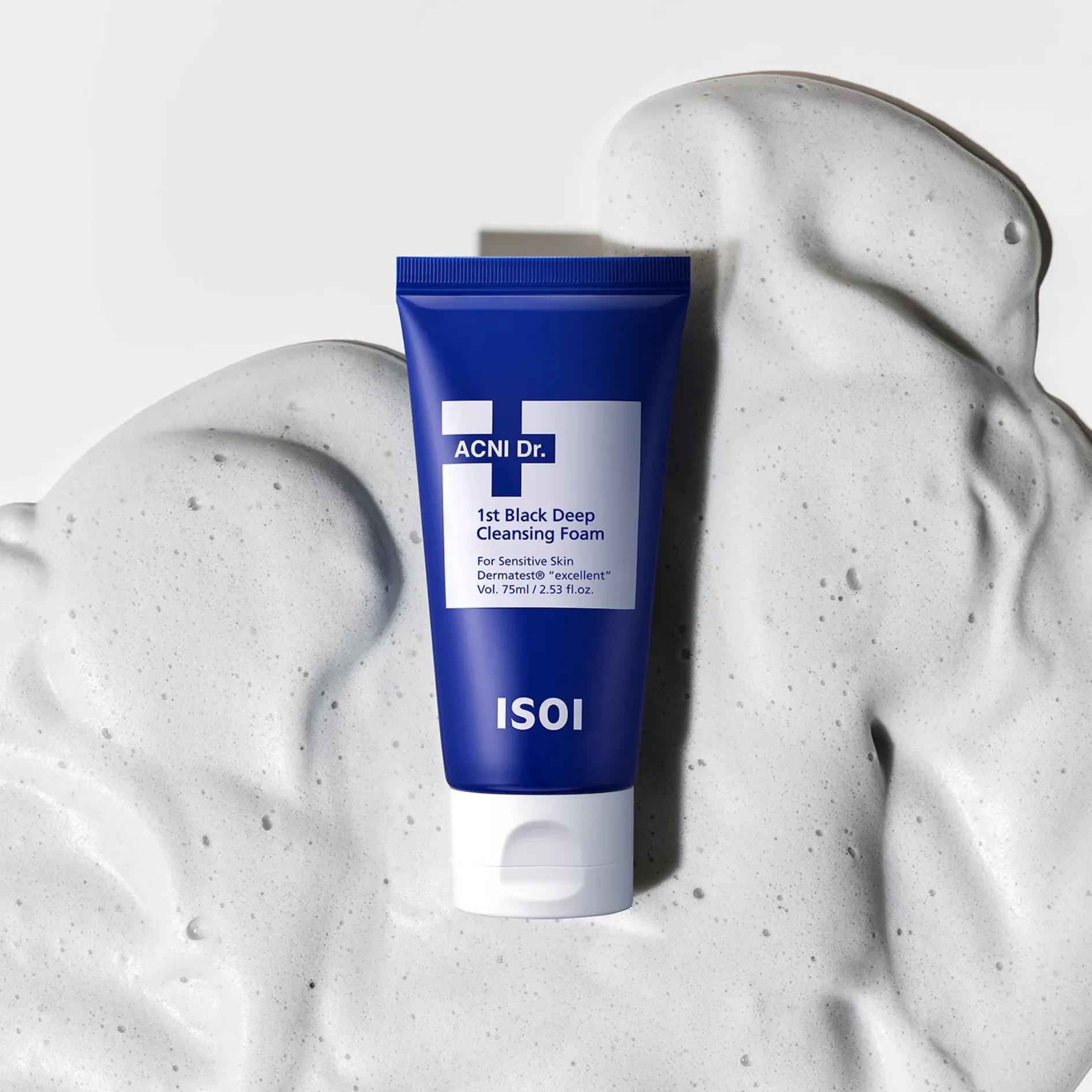 ISOI ACNI Dr. 1st Black Deep Cleansing Foam, 75ml - Image 2