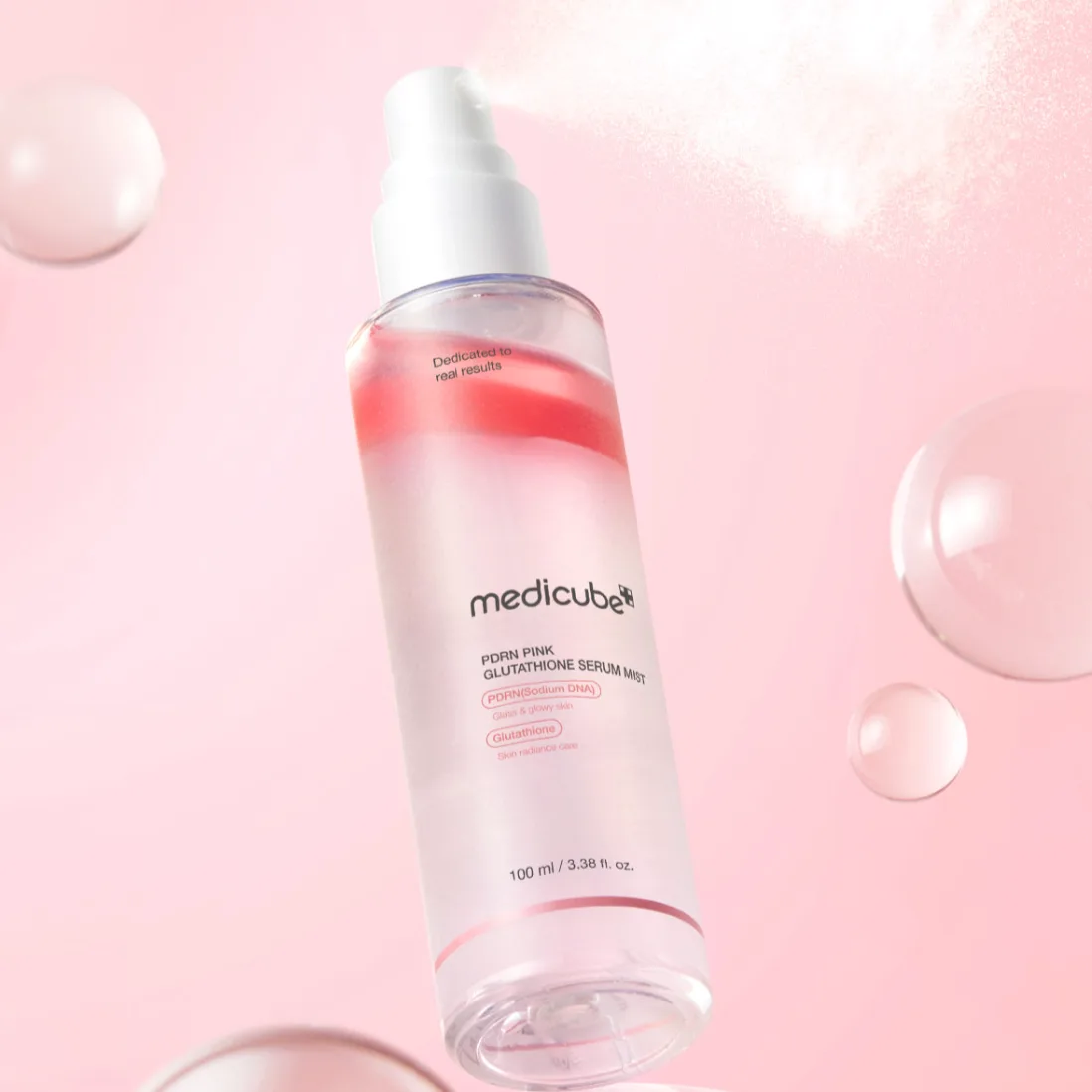 Medicube PDRN Pink Glutathione Serum Mist, 100ml - Image 11